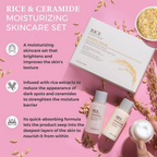 The Face Shop Rice & Ceramide Moisturizing Skincare Set Kit | Grocsy