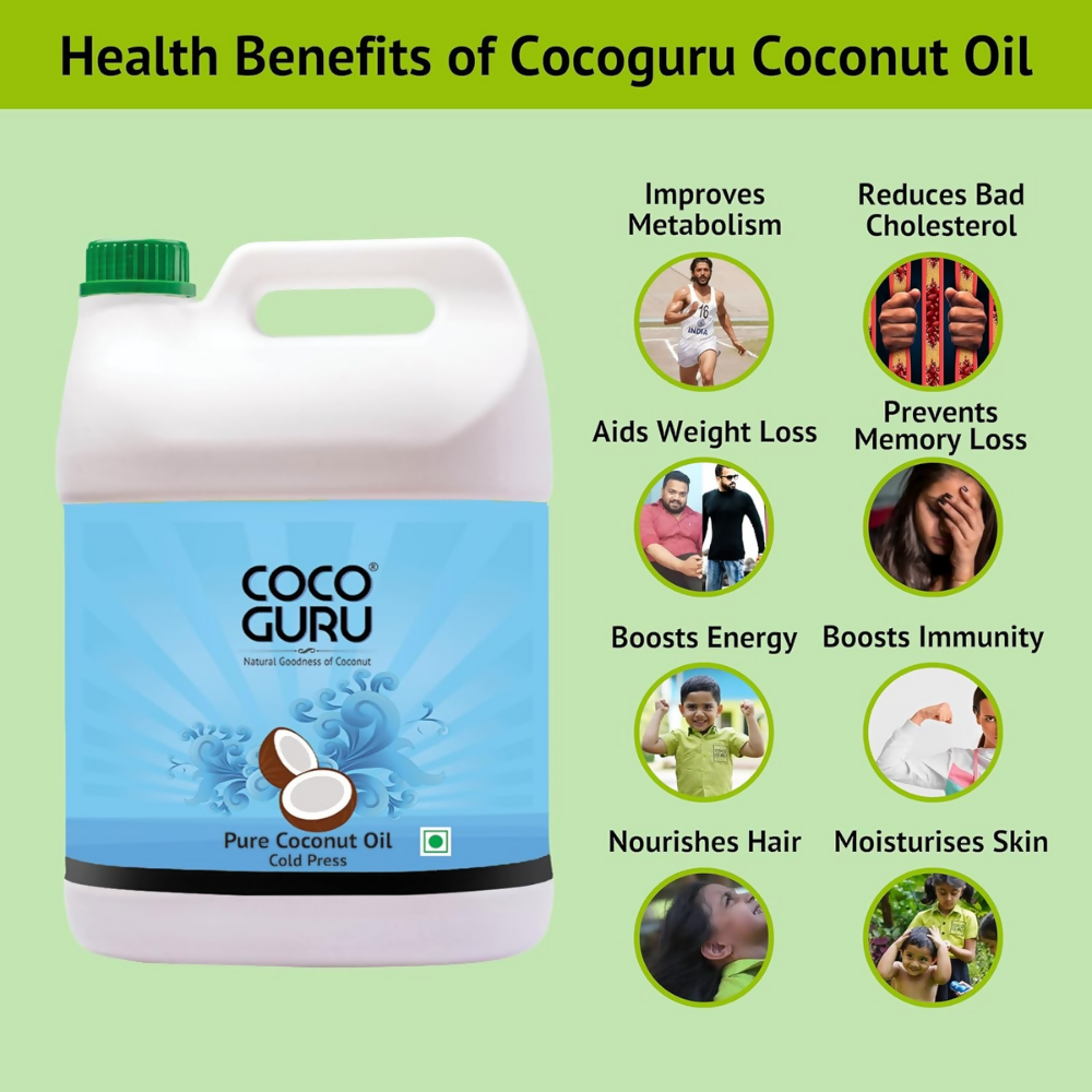 Cocoguru Cold Pressed Coconut Oil | Grocsy