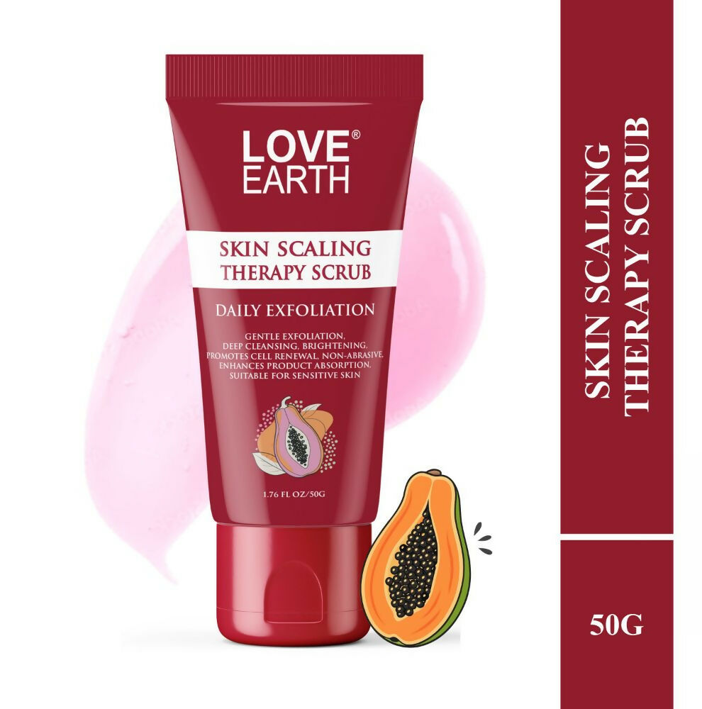 Love Earth Skin Scaling Therapy Scrub Daily Exfoliation | Grocsy