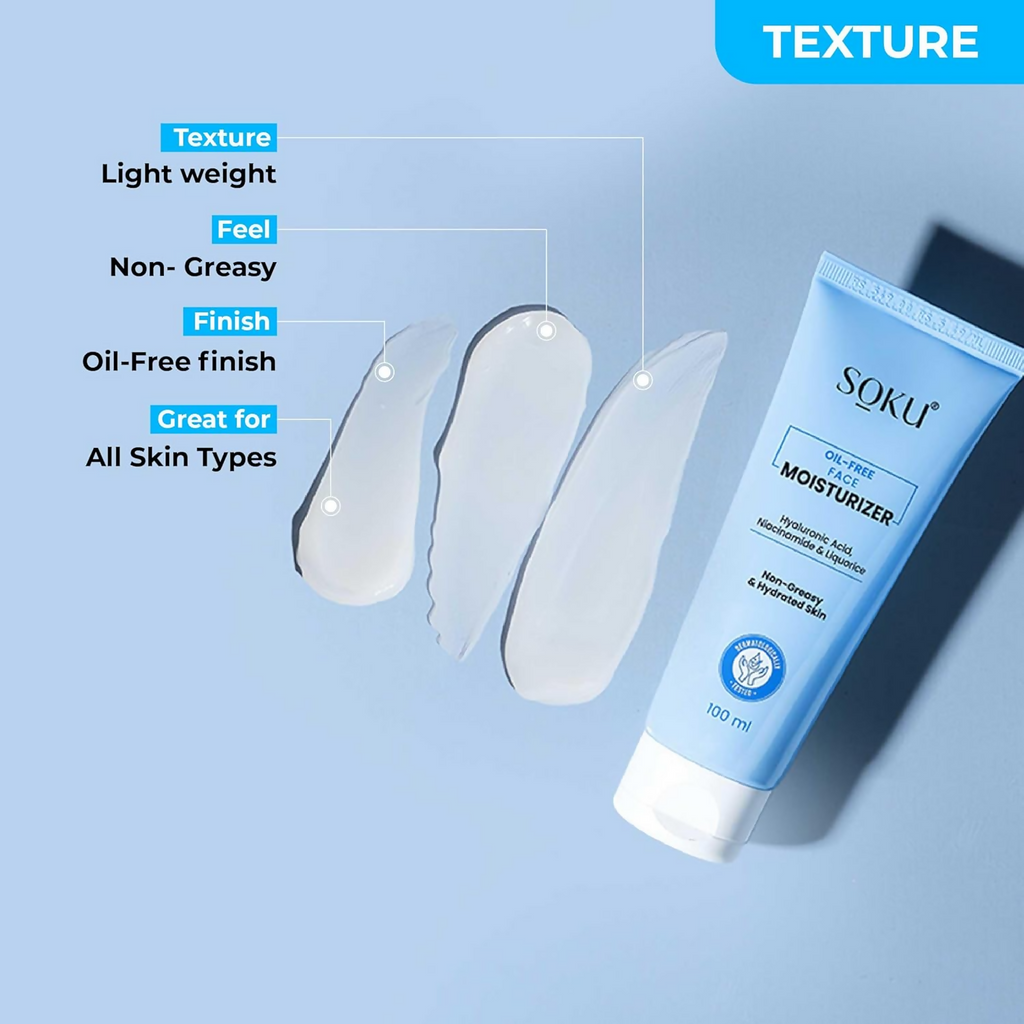 SOKU Oil Free Face Moisturizer Cream | Grocsy