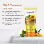 NutriGlow Wild Turmeric Face Wash | Grocsy