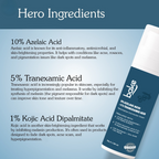 Bake 10% Azelaic Acid + 5% Tranexamic Acid Pigmentation Corrector Cream | Grocsy