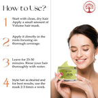 Ivory Natural Hair Volume Mask - Hair Volume And Length For Both Men & Women | Grocsy