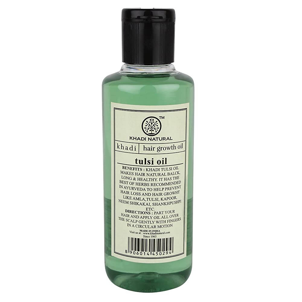 Khadi Natural Tulsi Hair Oil | Grocsy