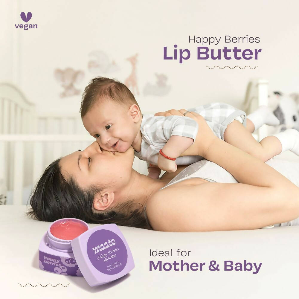 Maate Lip Butter | Packed with Berries for Moist, Soft & Smooth Lips | Grocsy