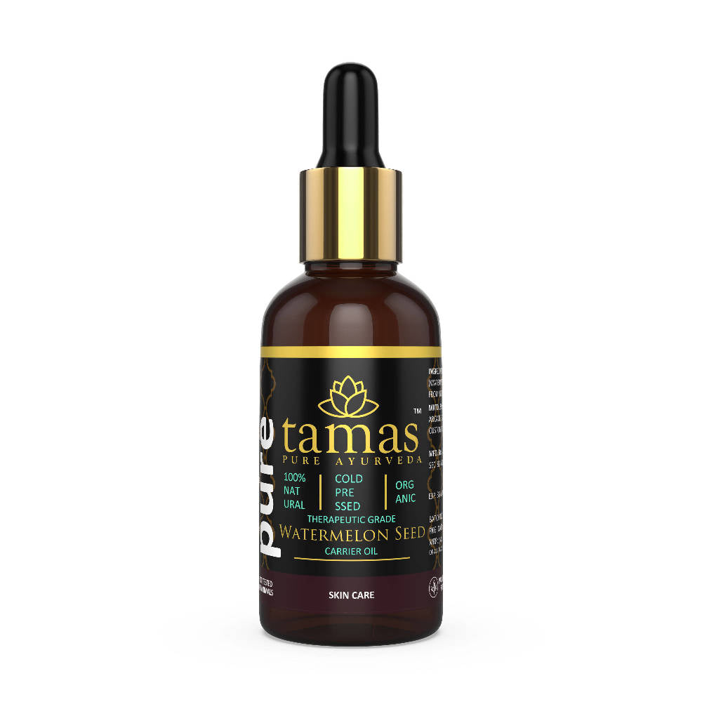 Tamas Pure Ayurveda Organic Watermelon Seed Cold-Pressed Carrier Oil | Grocsy