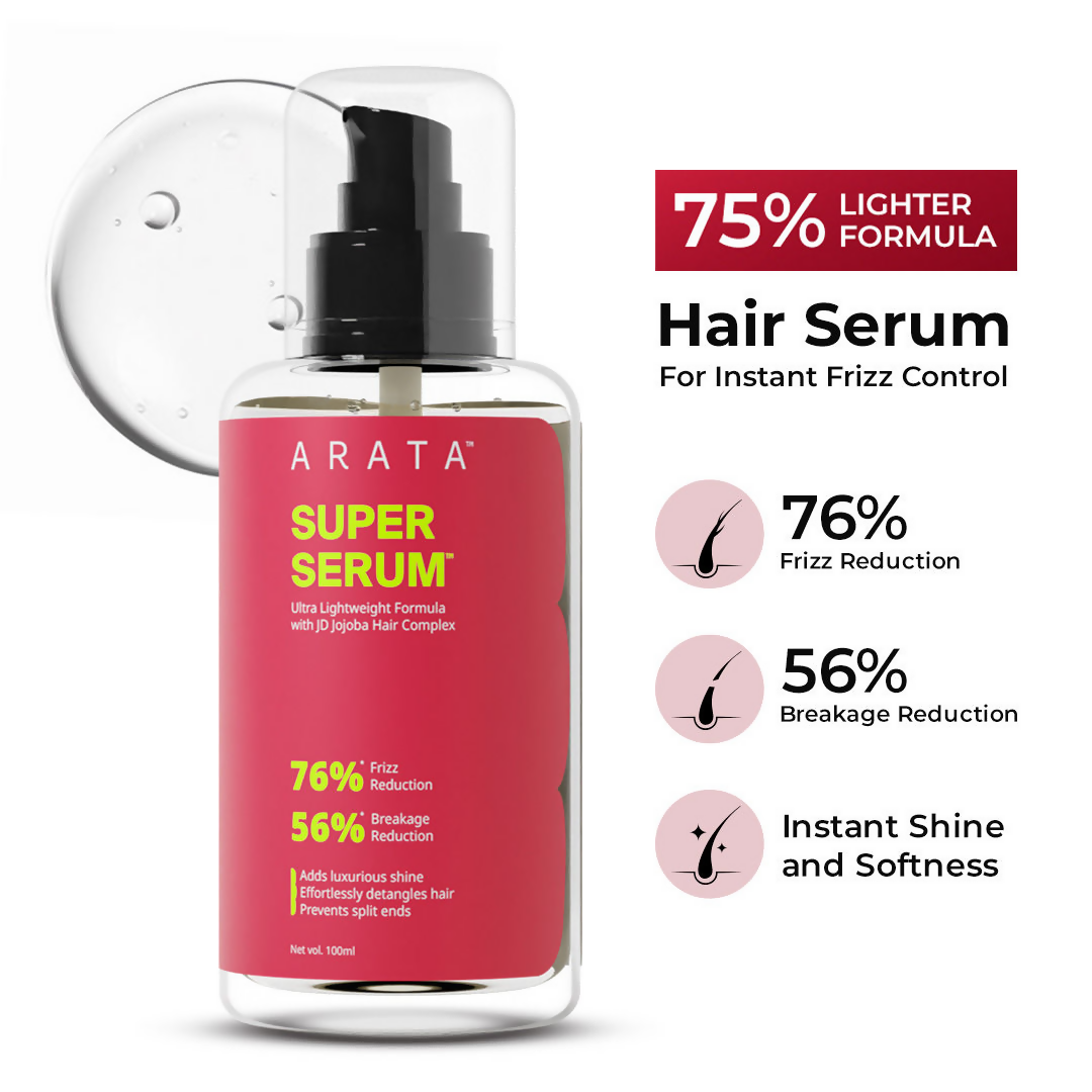Arata Super Serum With JD Jojoba Hair Complex For Glossy | Grocsy