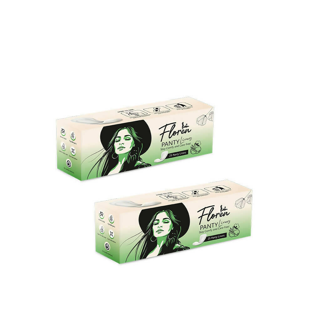Floren Panty Liners Curvy Design for Extra Comfort | Grocsy