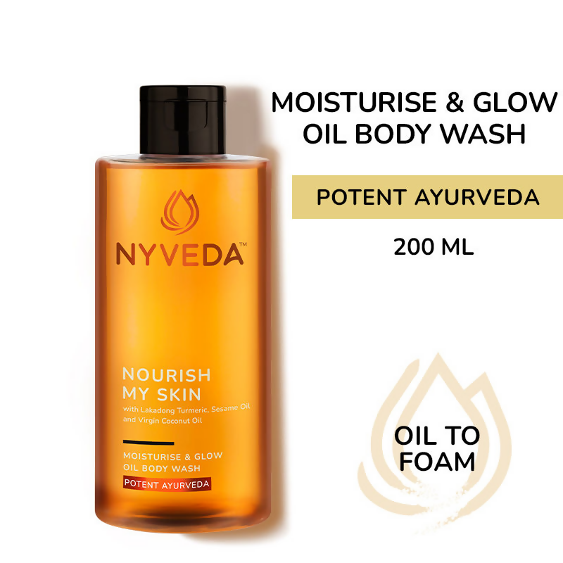 Nyveda Oil Body Wash Nourish My Skin Moisturise & Glow | Grocsy