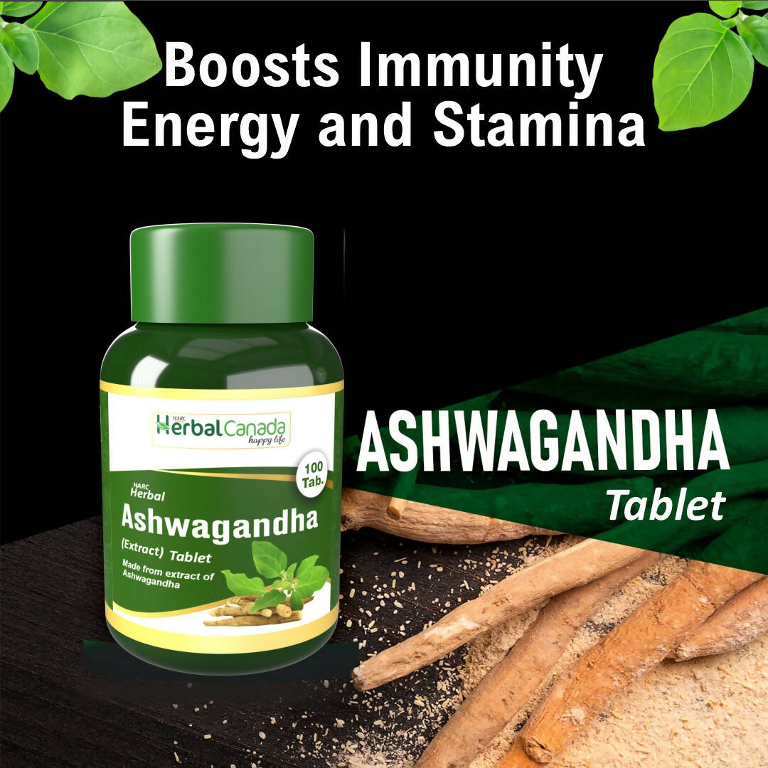 Herbal Canada Ashwagandha Extract Tablets | Grocsy