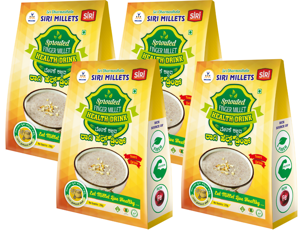 Siri Millets Sprouted Finger Millet Health Drink | Grocsy