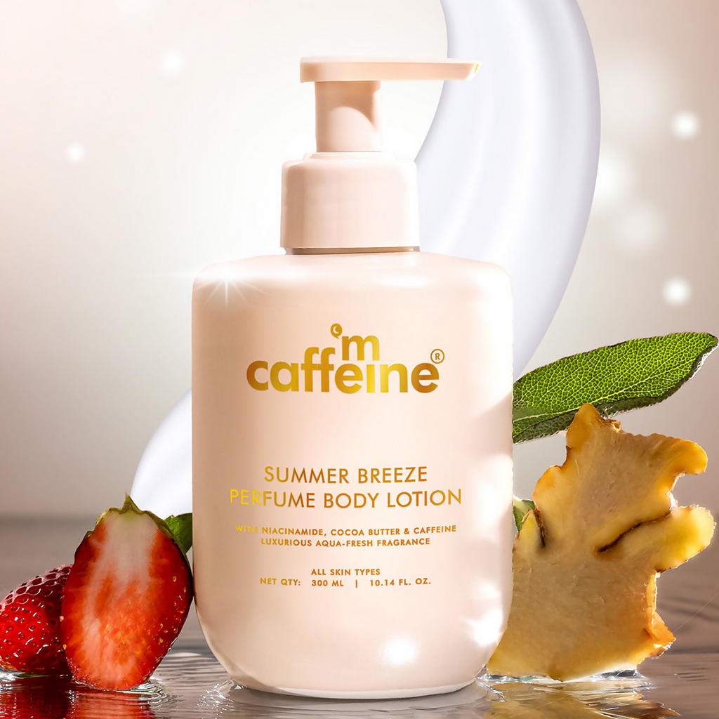 mCaffeine Summer Breeze Perfume Body Lotion | Grocsy