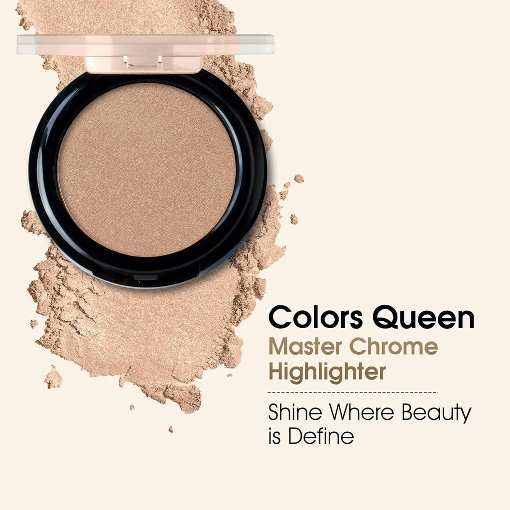 Colors Queen Master Chrome Metallic Highlighter - 05 High Standards | Grocsy
