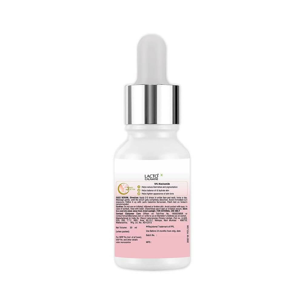 Lacto Calamine 10% Niacinamide Face Serum | Grocsy