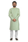 DEIANA'S Fancy Embroidery kurta Payjama Set For Men's (Pista) | Grocsy