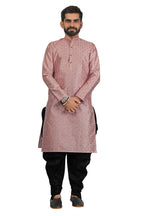 DEIANA'S Fancy Black Dhoti Embroidery kurta Set For Men's (Peach) | Grocsy
