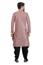 DEIANA'S Fancy Black Dhoti Embroidery kurta Set For Men's (Peach) | Grocsy