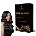 Samisha Black Hair Colour Powder – Original & Organic Natural Black | Grocsy