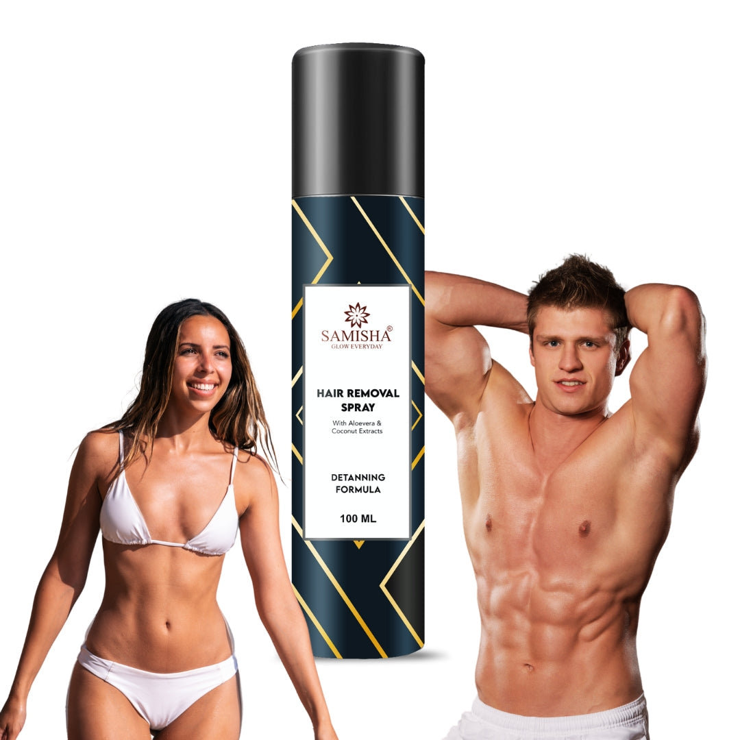 Samisha Hair Removal Spray For Men & Women | Grocsy