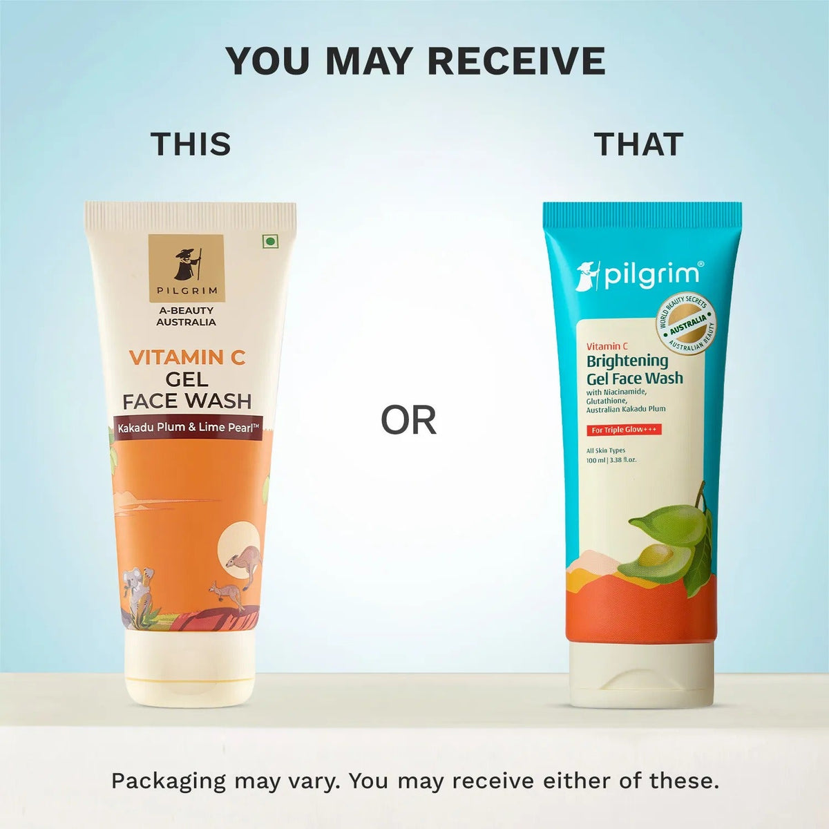 Pilgrim Australian Vitamin C Gel Face Wash For Glowing Skin With Kakadu Plum & Lime Pearl | Grocsy