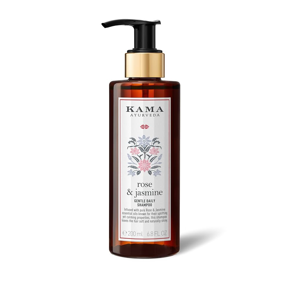 Kama Ayurveda Rose & Jasmine Hair Cleanser 200ml | Grocsy