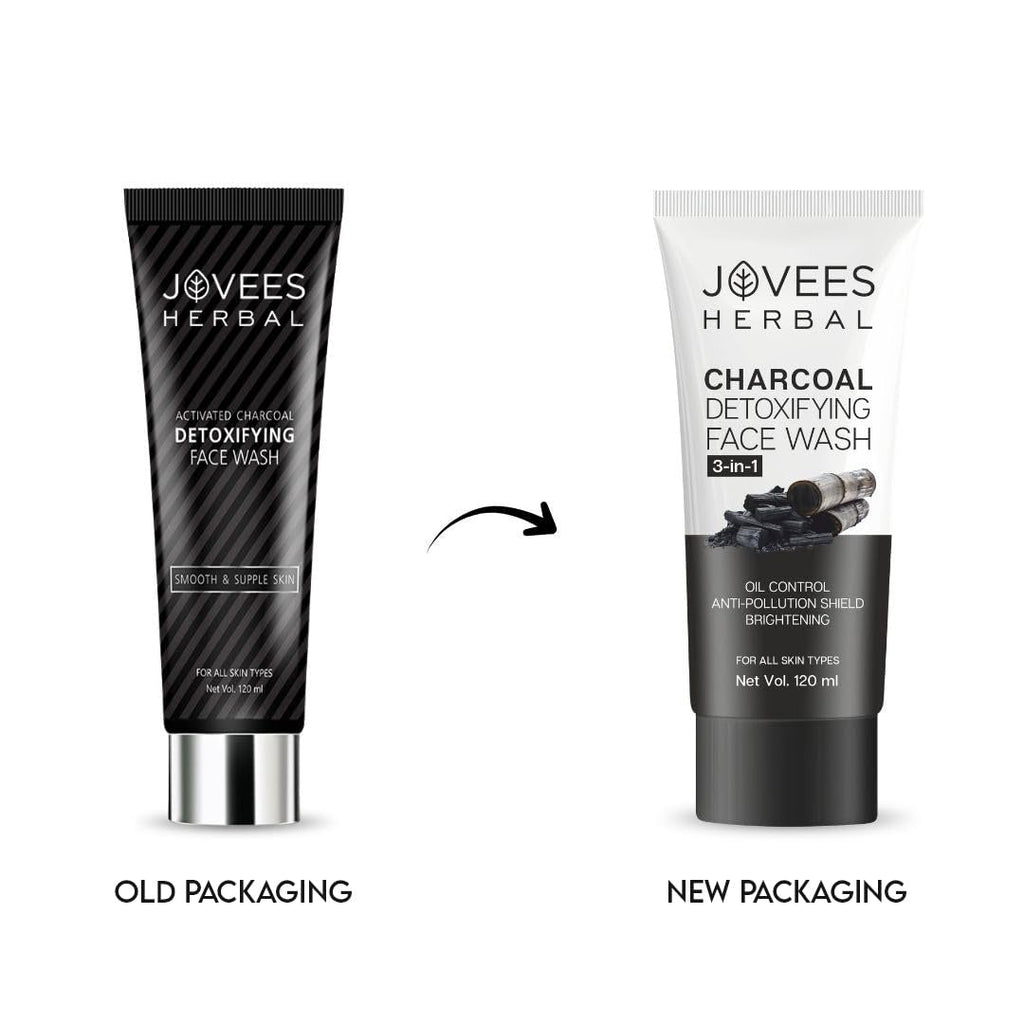 Jovees Activated Charcoal Detoxifying Face Wash | Grocsy