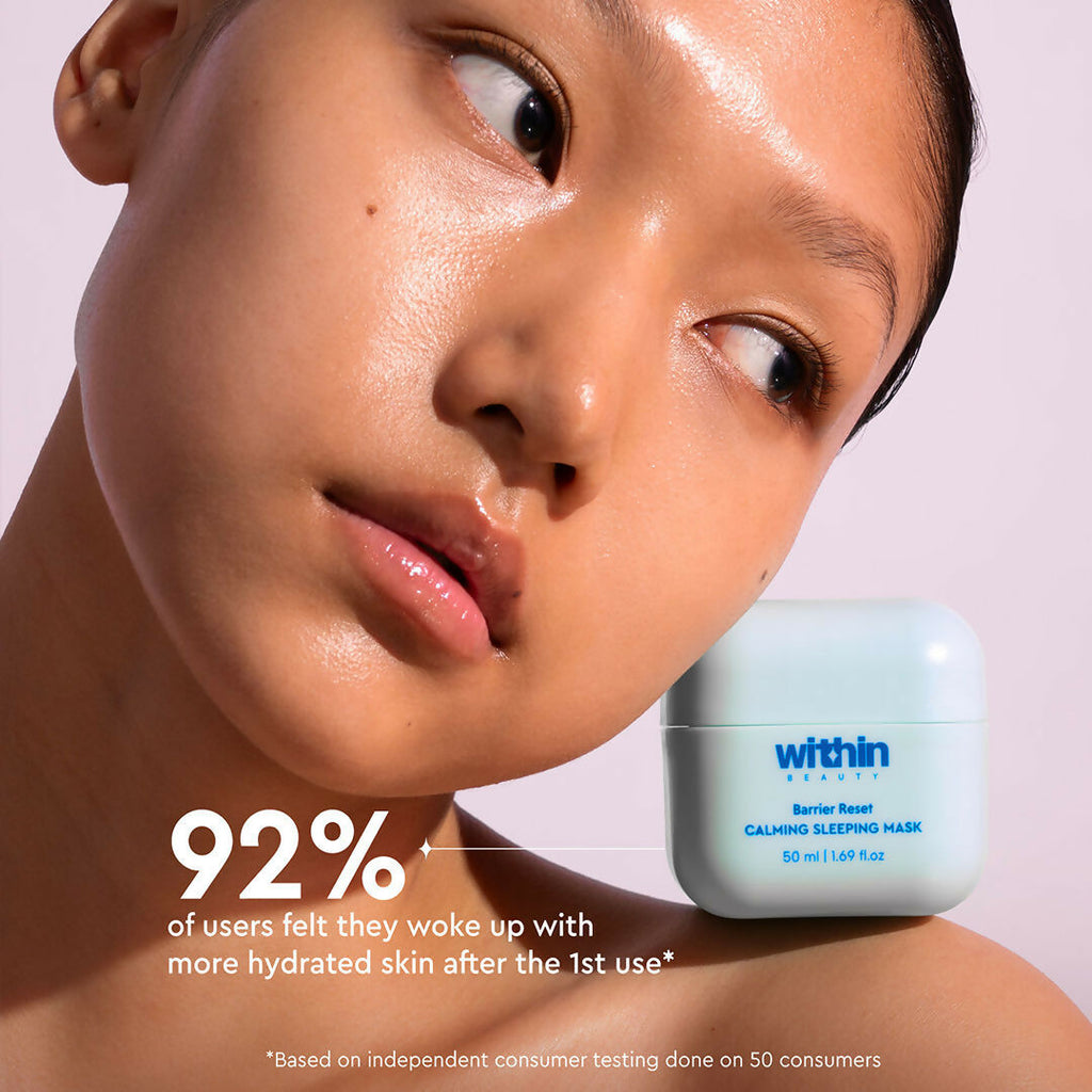 Within Beauty Ceramide & Cica Extract Sleeping Mask, Barrier Reset Calming Sleeping Mask | Grocsy