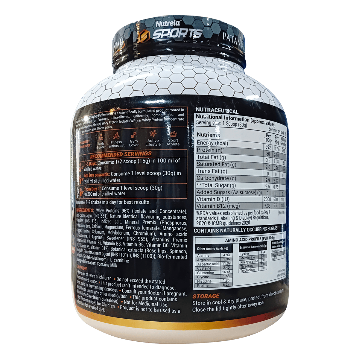 Patanjali Nutrela Sports Whey Per (Fvic) | Grocsy