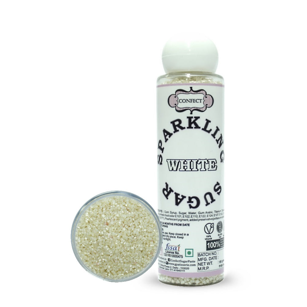 Confect White | Sparkling Sugar | Grocsy