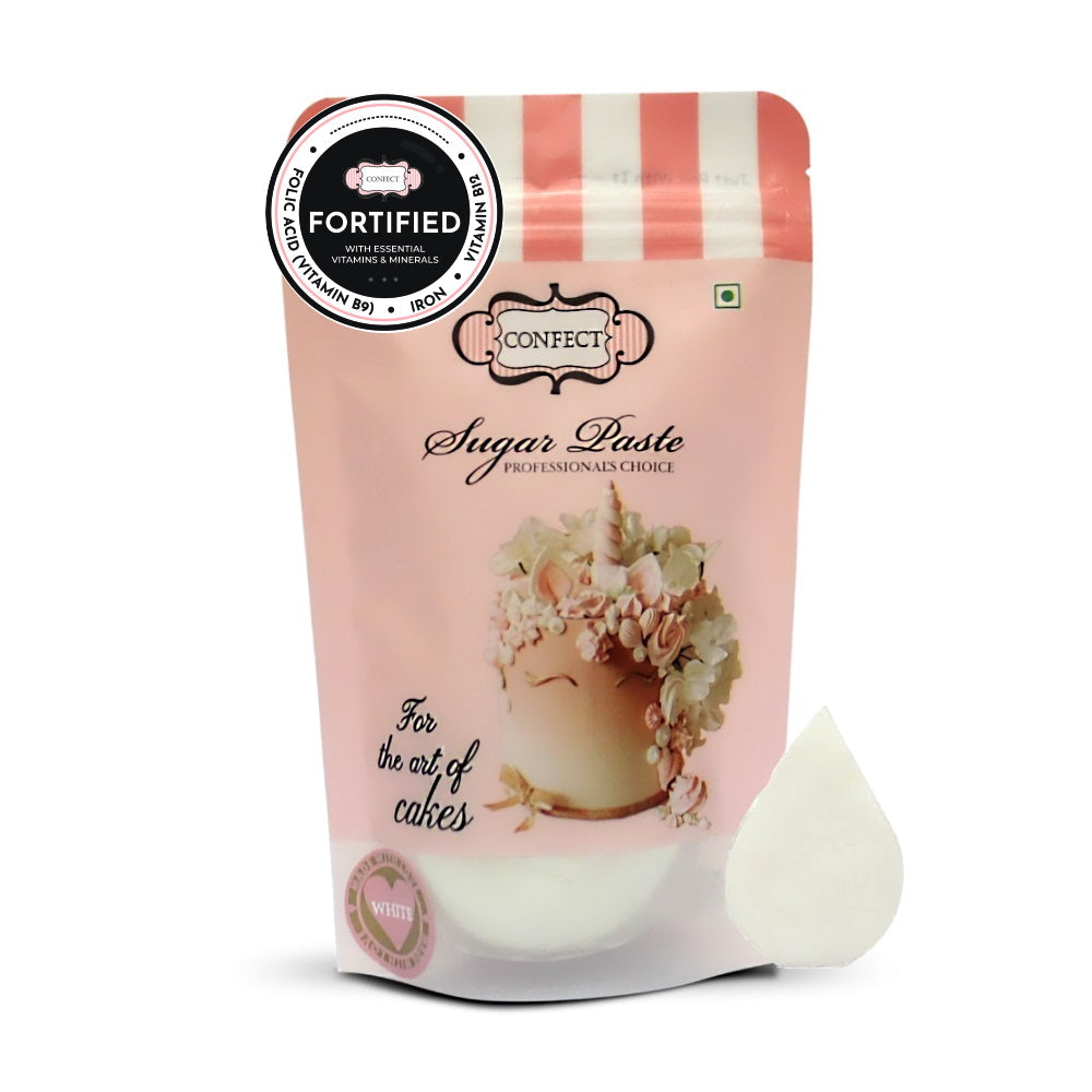 Confect White Fondant | Edible Nutritional Sugarpaste | Grocsy