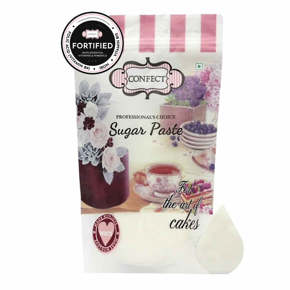 Confect White Fondant | Edible Nutritional Sugarpaste | Grocsy