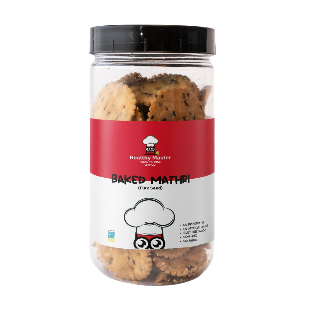 Healthy Master Baked Wheat Mathri (Flax Seed) | Grocsy
