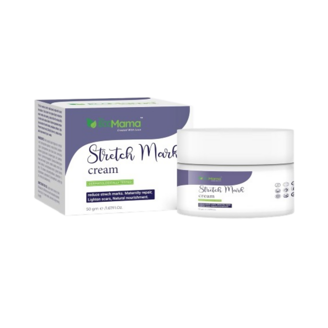 The Eco Mama Stretch Mark Cream With Shea Butter & Cocoa Butter | Grocsy