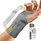 Orth-rem Elastic Wrist Support Brace For Right Hand with Removable Aluminum Splint | Grocsy