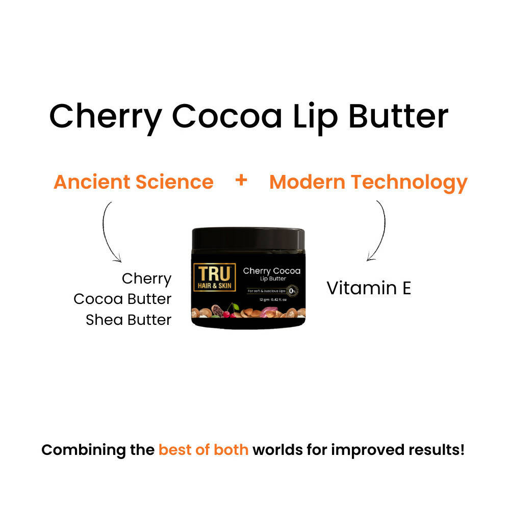 Tru Hair & Skin Cherry Cocoa Lip Butter | Grocsy