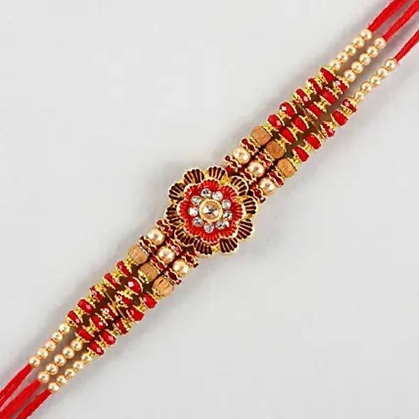 Fancy Meenakari Rakhi And Saon Papdi | Grocsy
