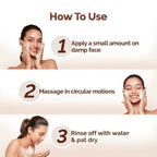 Mamaearth Rice Dewy Bright Face Wash With Rice Water & Niacinamide for Glass Skin | Grocsy