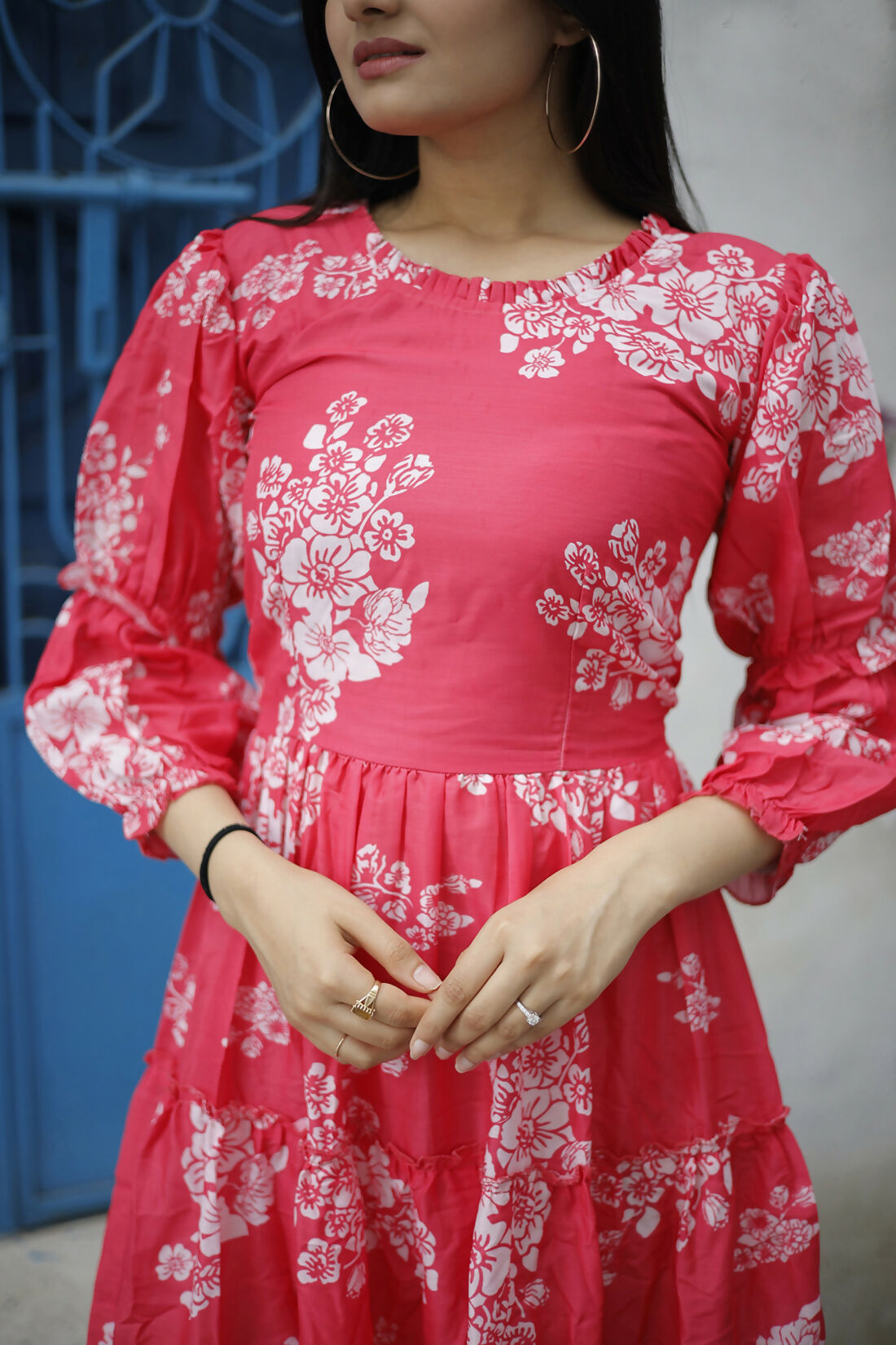 Aayaa Designer Printed One Piece Dress - Multi Color | Grocsy