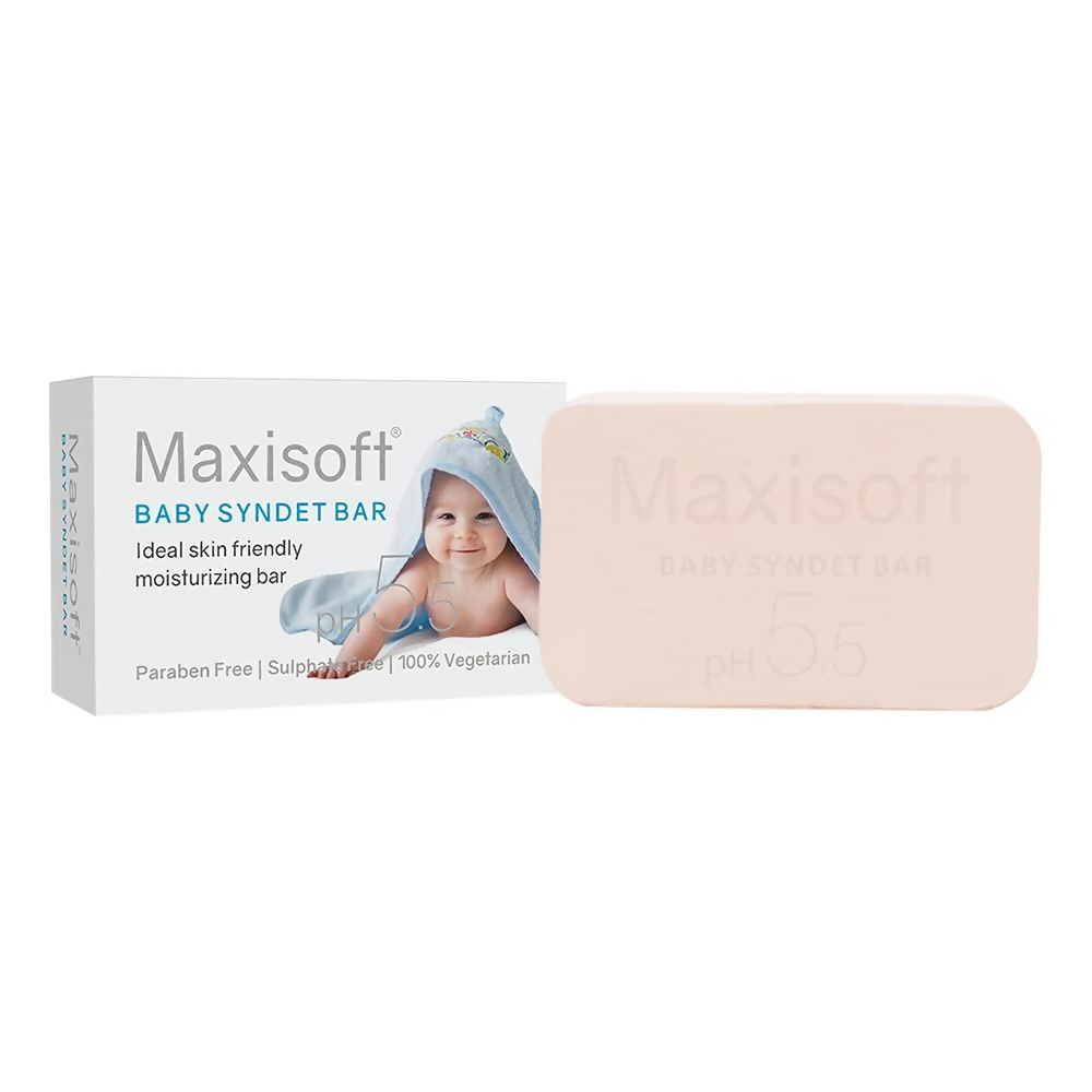 Maxisoft Baby Syndet Bar Bathing Bar For Babies | Grocsy