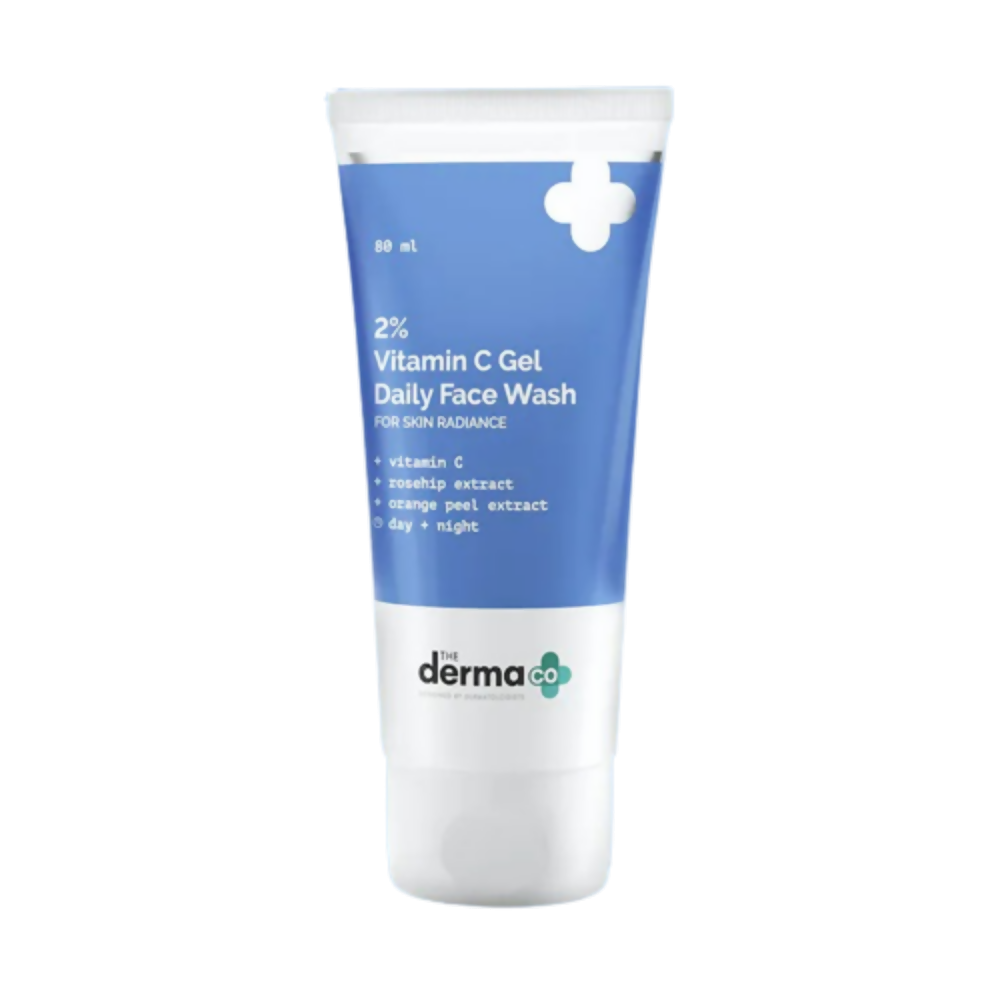 The Derma Co 2% Vitamin C Gel Daily Face Wash | Grocsy
