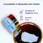 The Wellness Shop Hyaluronic And Squalane Face Cream | Grocsy