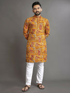Anaita Multicolor Printed Cotton Straight Kurta | Grocsy