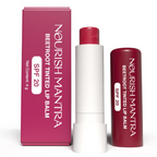 Nourish Mantra Beetroot Tinted Lip Balm with SPF for Smooth, Nourished & Protected Lips | Grocsy