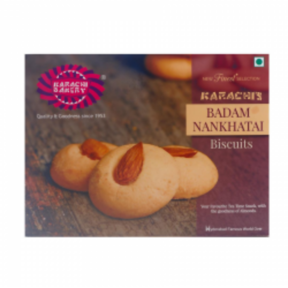 Karachi Bakery Badam Nankatai Biscuits | Grocsy
