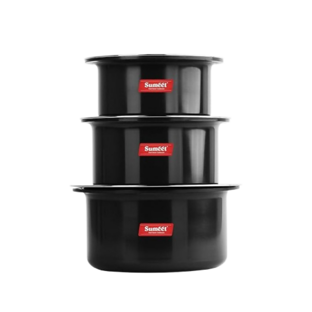 Sumeet Aluminium Cookware Set With Lid | Grocsy