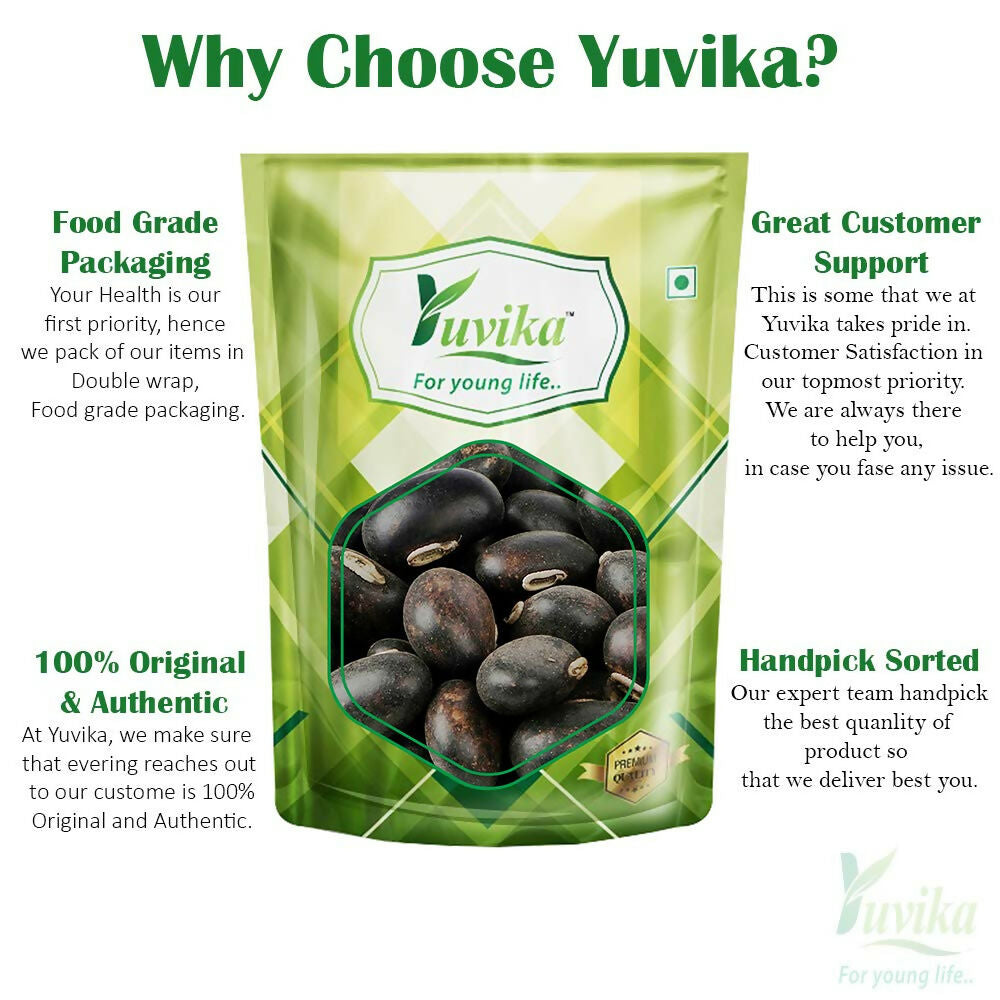 Yuvika Beej Kaunch Kala - Mucuna Pruriens - Black Kaunch Seeds - Cowhage | Grocsy