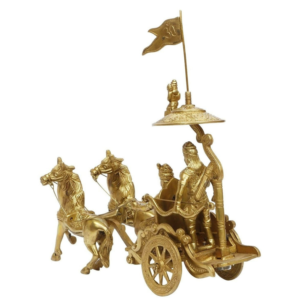 Artvarko Mahabharat Geeta Arjun Chariot Idol | Grocsy