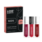 Love Earth Liquid Mousse Matte Lipstick - Reds | Grocsy