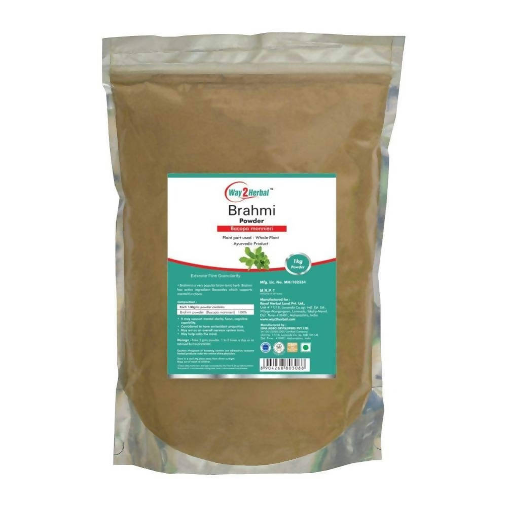 Way2herbal Organic Brahmi Powder | Grocsy
