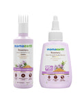 Mamaearth Rosemary Hair Growth Oil & Hair Growth Scalp Serum Combo | Grocsy